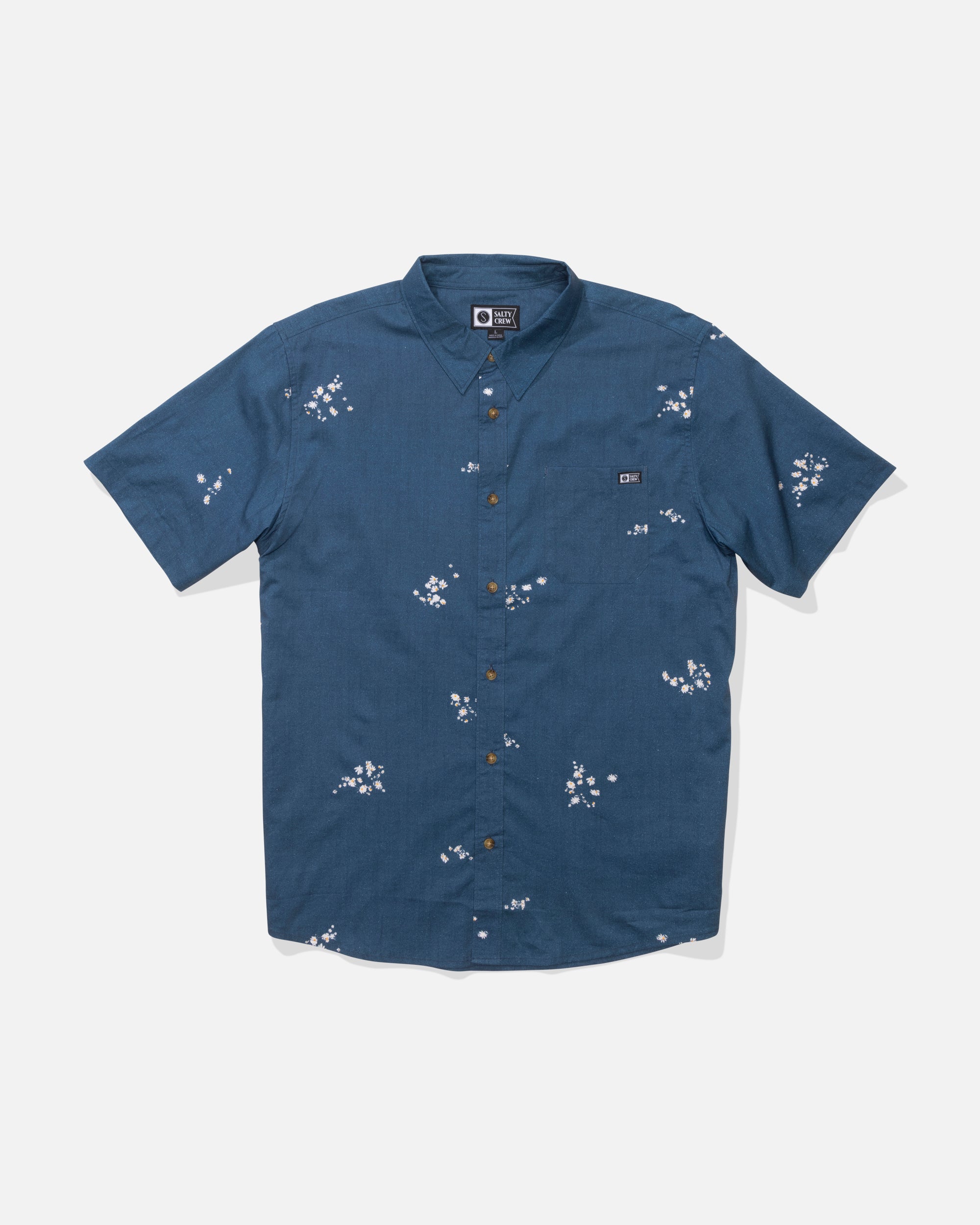 Salty Crew Mens Woven Crew