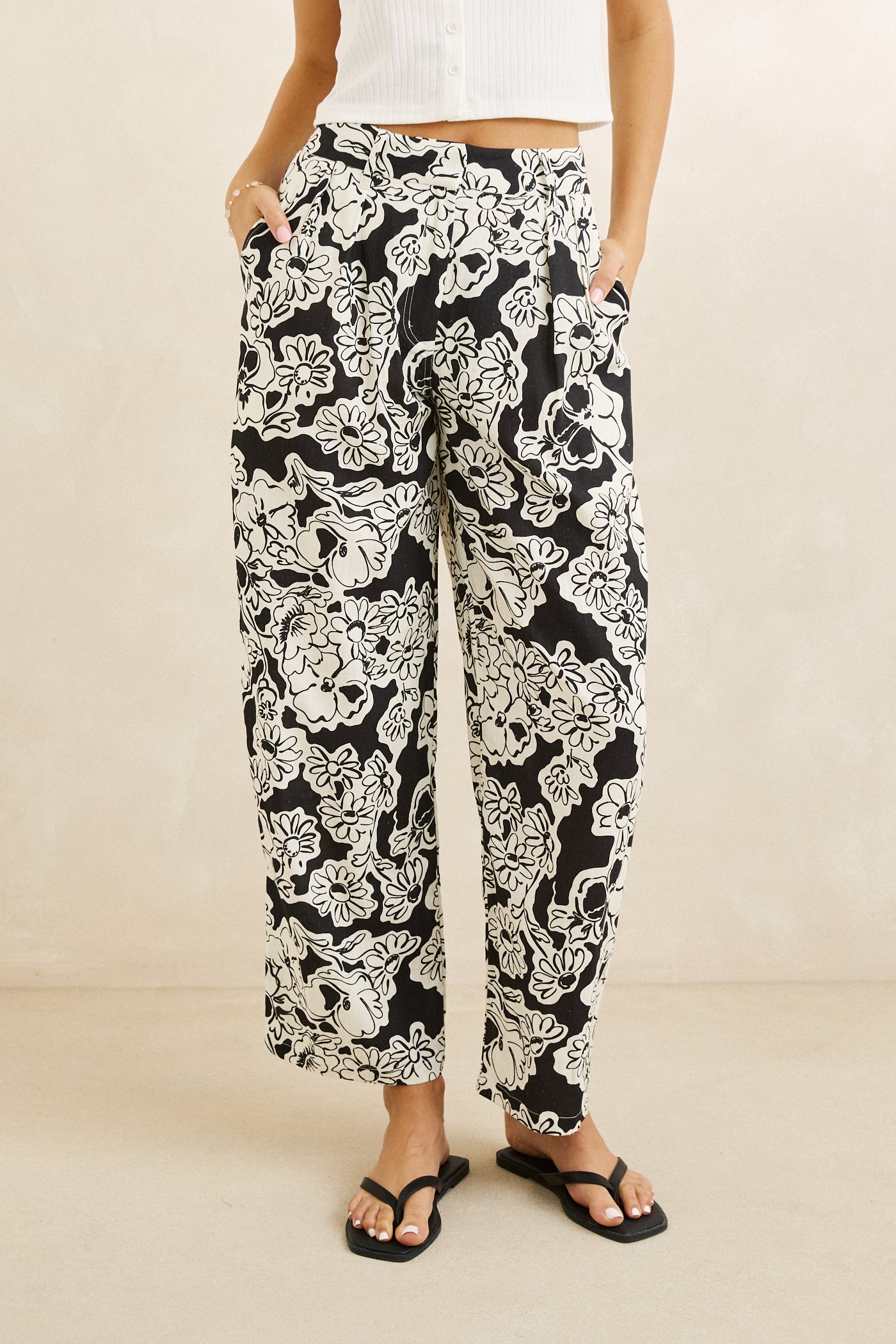 Rhythm Womens Pants Georgia Floral Pant