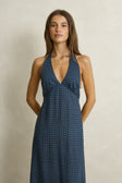 Rhythm Womens Dress Maisy Halter Maxi