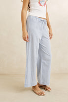 Rhythm Womens Pants Vista Stripe Beach Pant