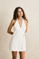 Rhythm Womens Dress Louise Wrap Mini