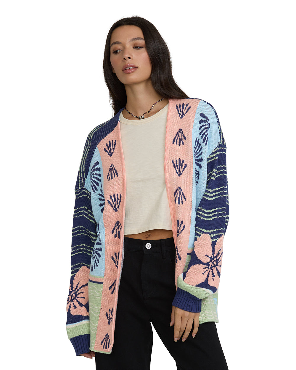 Billabong Womens Sweater Opal Cardigan