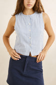 Rhythm Womens Tank Top Vista Stripe Vest