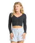 Billabong Womens Shirt Paxton Ls Knit Top