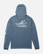 Salty Crew Mens Shirt On Board Hood Sunshirt