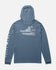 Salty Crew Mens Shirt On Board Hood Sunshirt