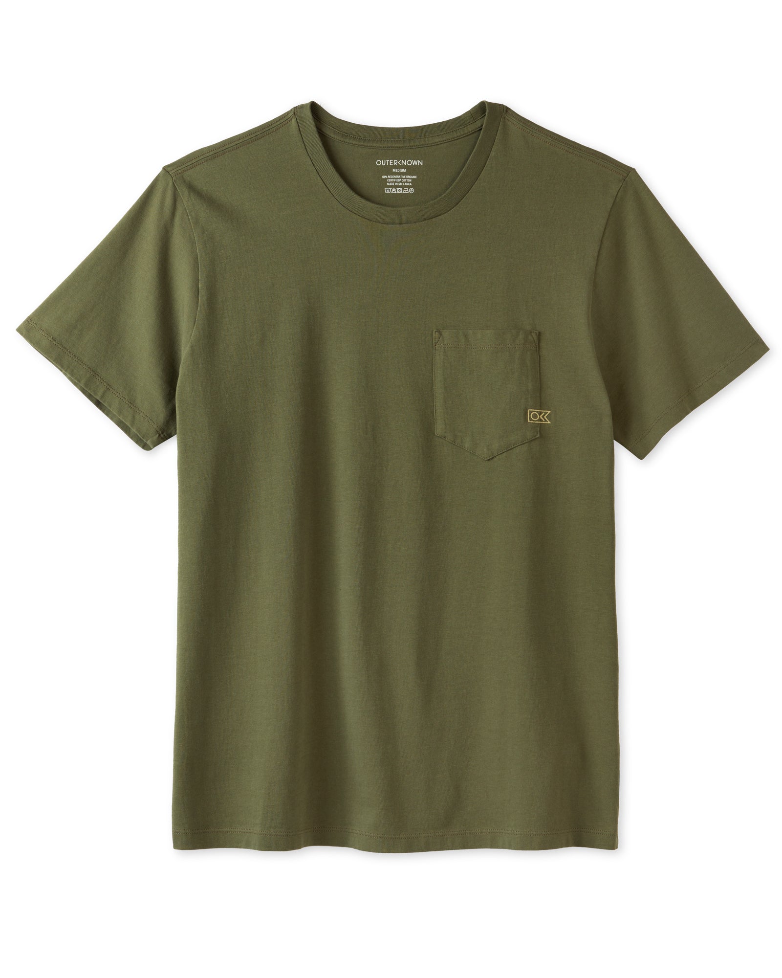 Outerknown Mens Shirt OK Flag Pocket
