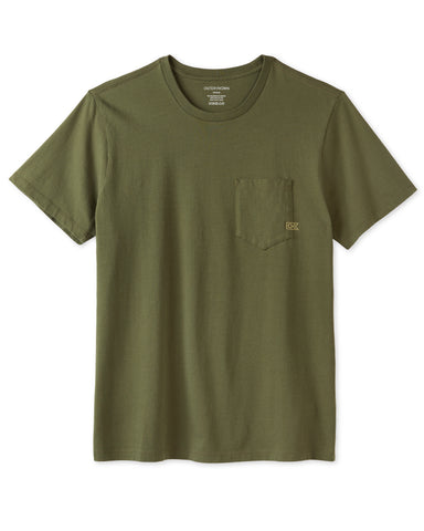 Outerknown Mens Shirt OK Flag Pocket