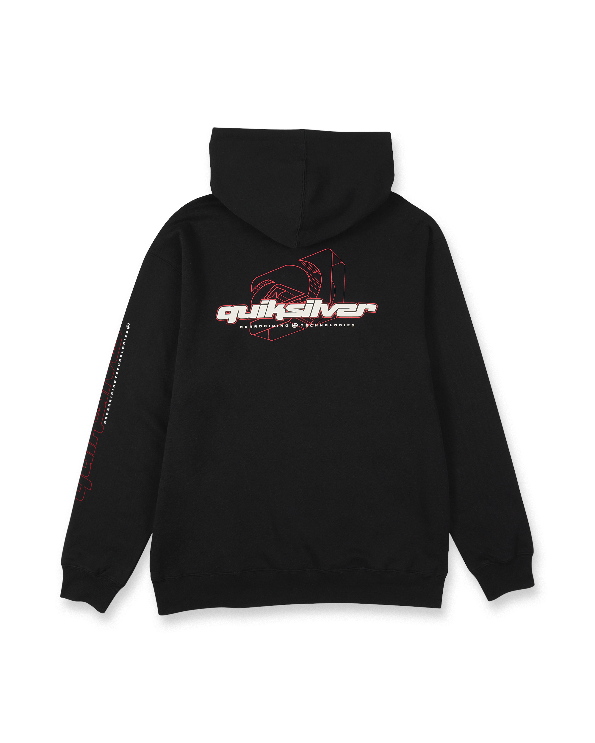 Quiksilver Mens Sweatshirt Graphic Hoodie