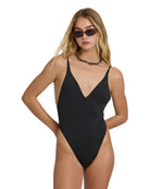 Billabong Womens Swimsuit Sol Searcher Deep V One Piece