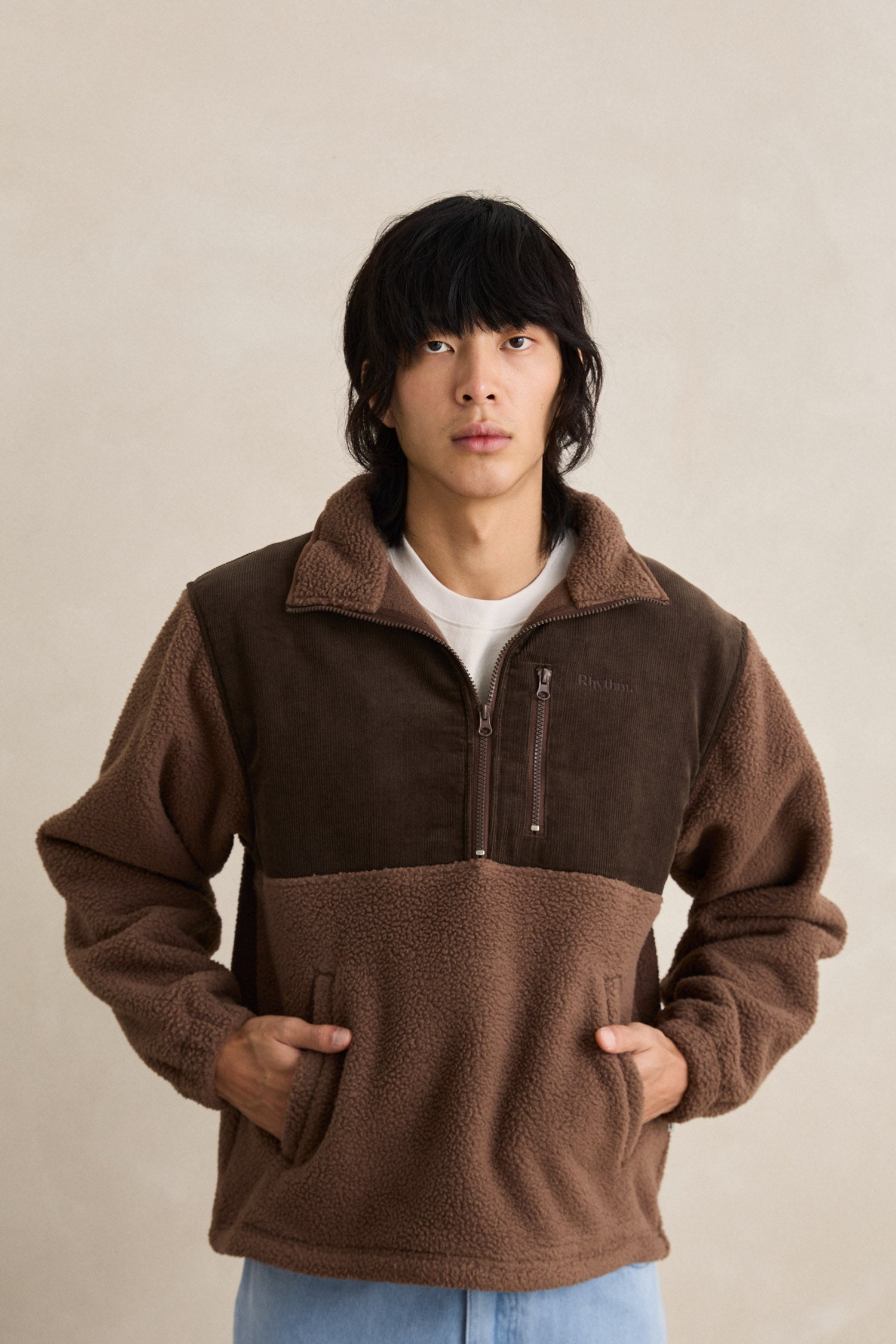 Rhythm Mens Sweatshirt Stables Half Zip – Hansen Surfboards