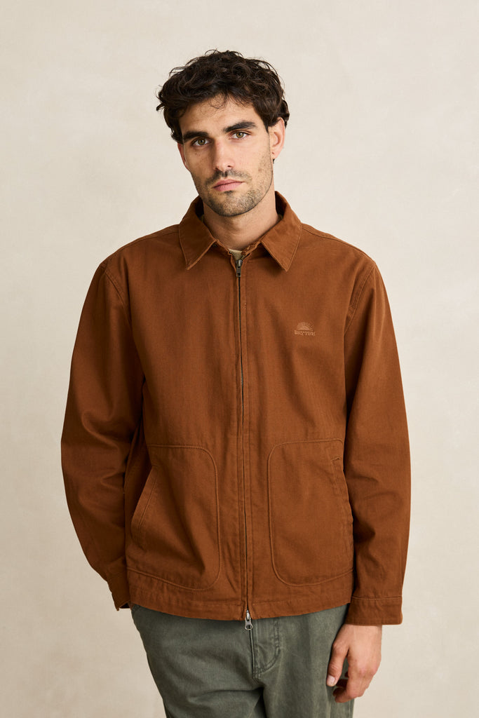 Rhythm Mens Jacket Awake Herringbone