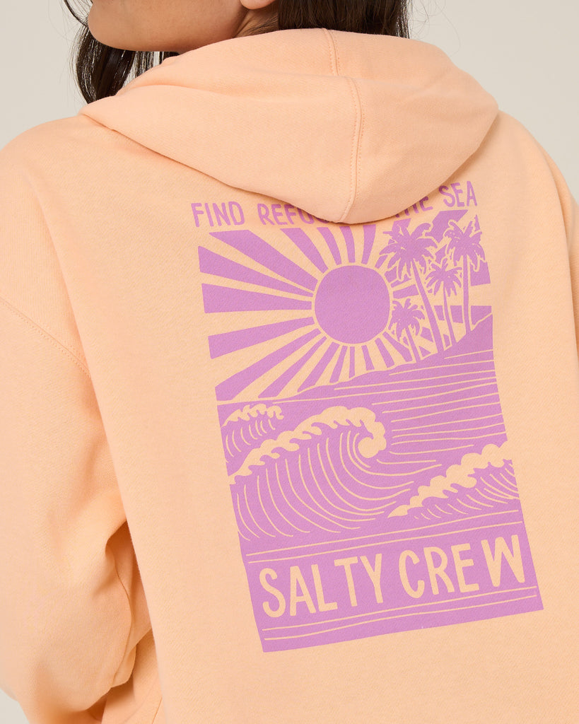 Salty Crew Womens Sweatshirt Rise And Smile Hoodie