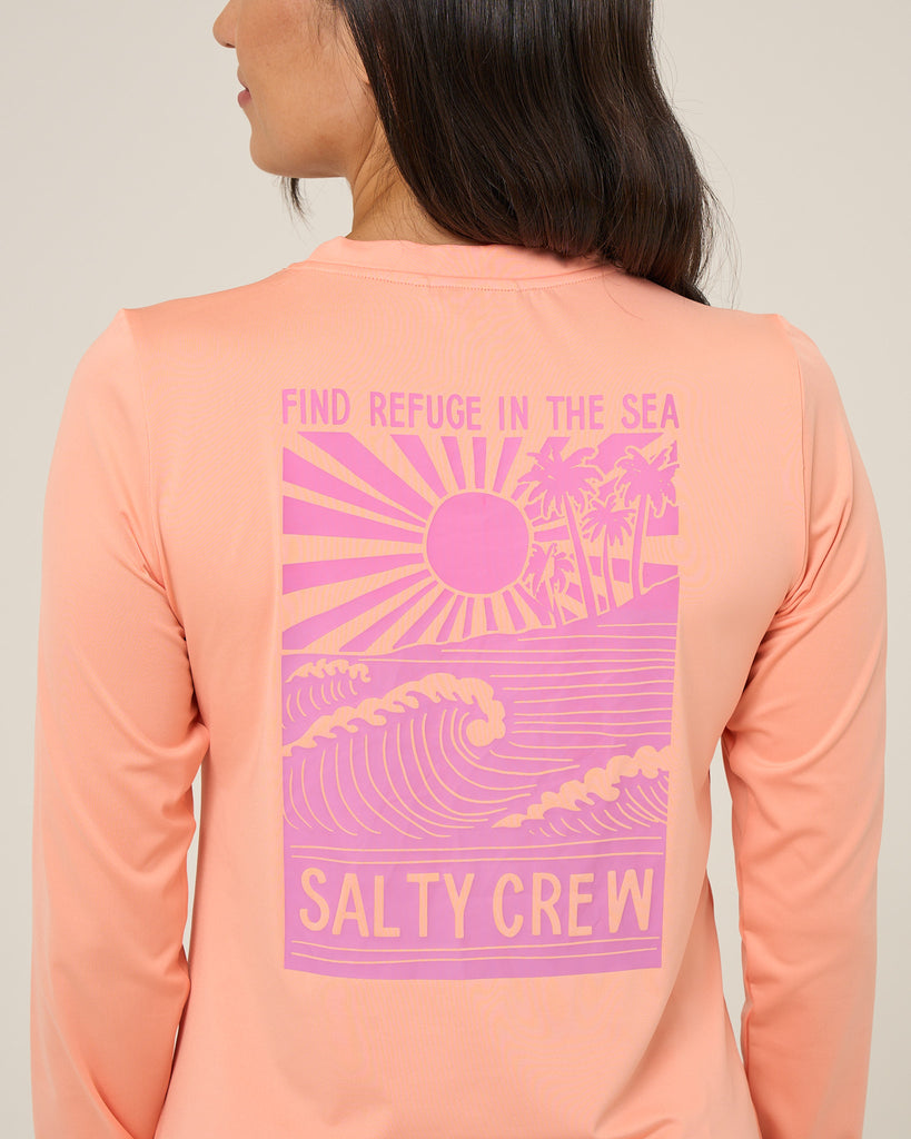 Salty Crew Womens Shirt Rise And Smile Sunshirt