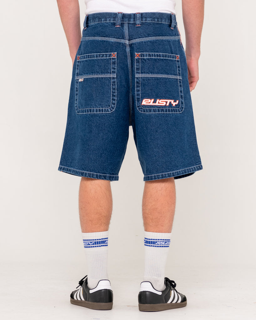 Rusty Mens Shorts Flip Daddy 2.0 Jean Short