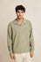 Rhythm Mens Shirt Vintage Terry Long Sleeve Polo