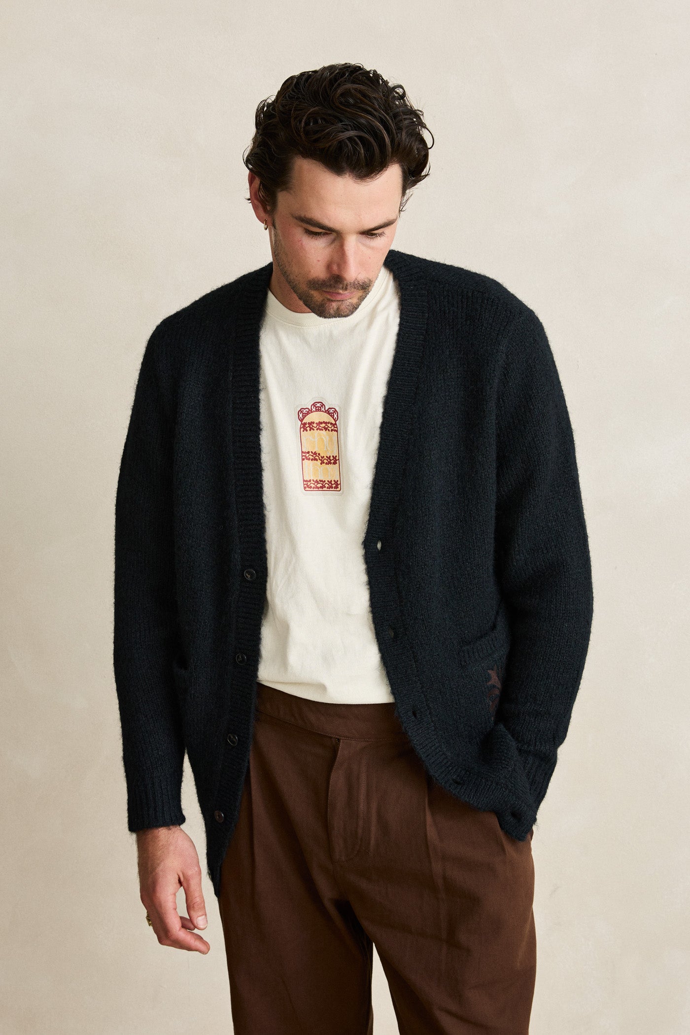 【2025／美品✨】RH Multi Button Crew Cardigan Rhythm Mens Sweater Heritage Bloom Cardigan – Hansen Surfboards
