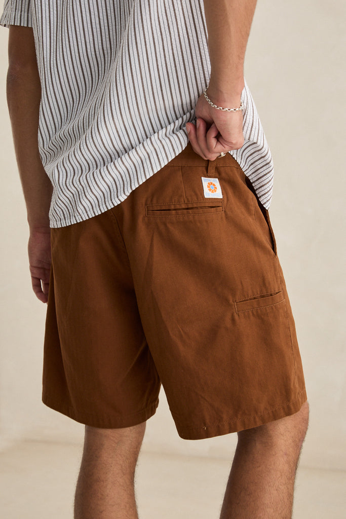 Rhythm Mens Shorts Essential Herringbone