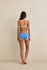 Rhythm Womens Bikini Top Lola Check Bralette