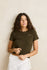 Rhythm Womens Shirt Everyday Rib Tee