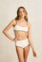 Rhythm Womens Bikini Top Lily Rib Contrast Crop