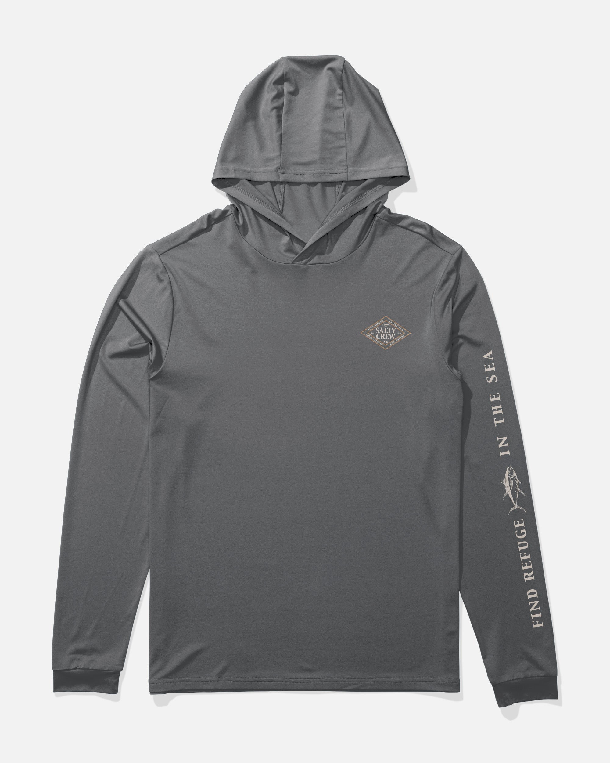 Salty Crew Mens Shirt Iconic Hood Sunshirt