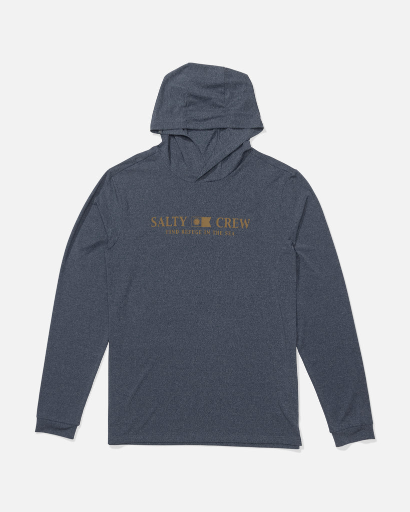 Salty Crew Mens Shirt Flagship Hood Sunshirt