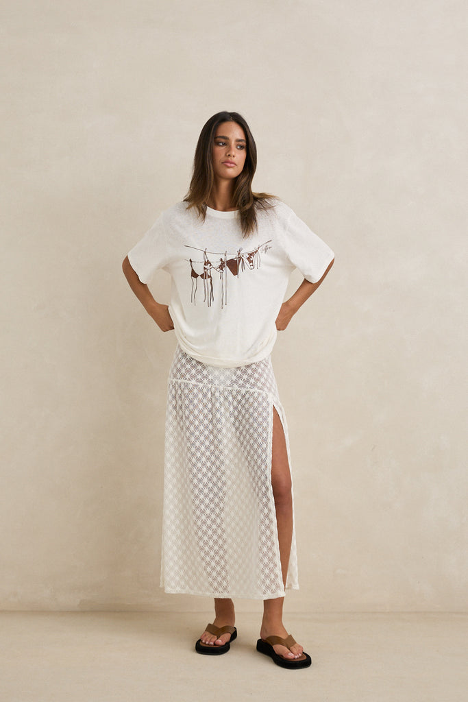 Rhythm Womens Skirt Gigi Lace Maxi