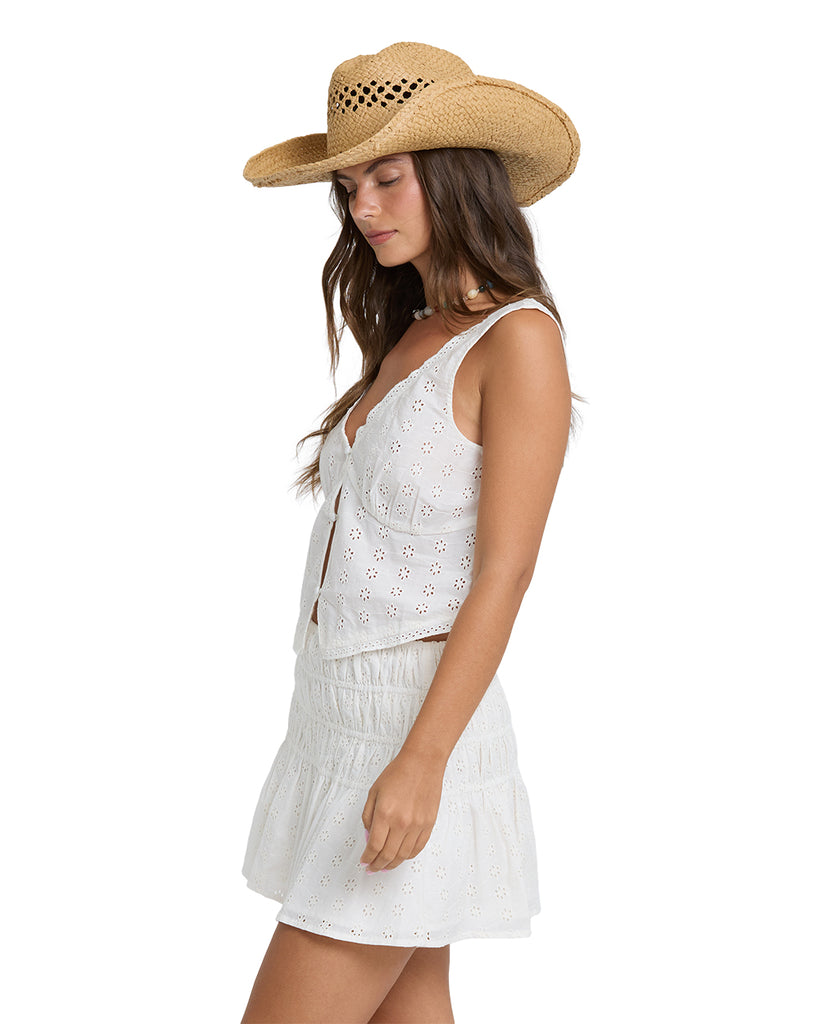 Billabong Womens Skirt Eyelet Forever Mini