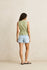 Rhythm Womens Tank Top Vista Stripe Tie Front Top