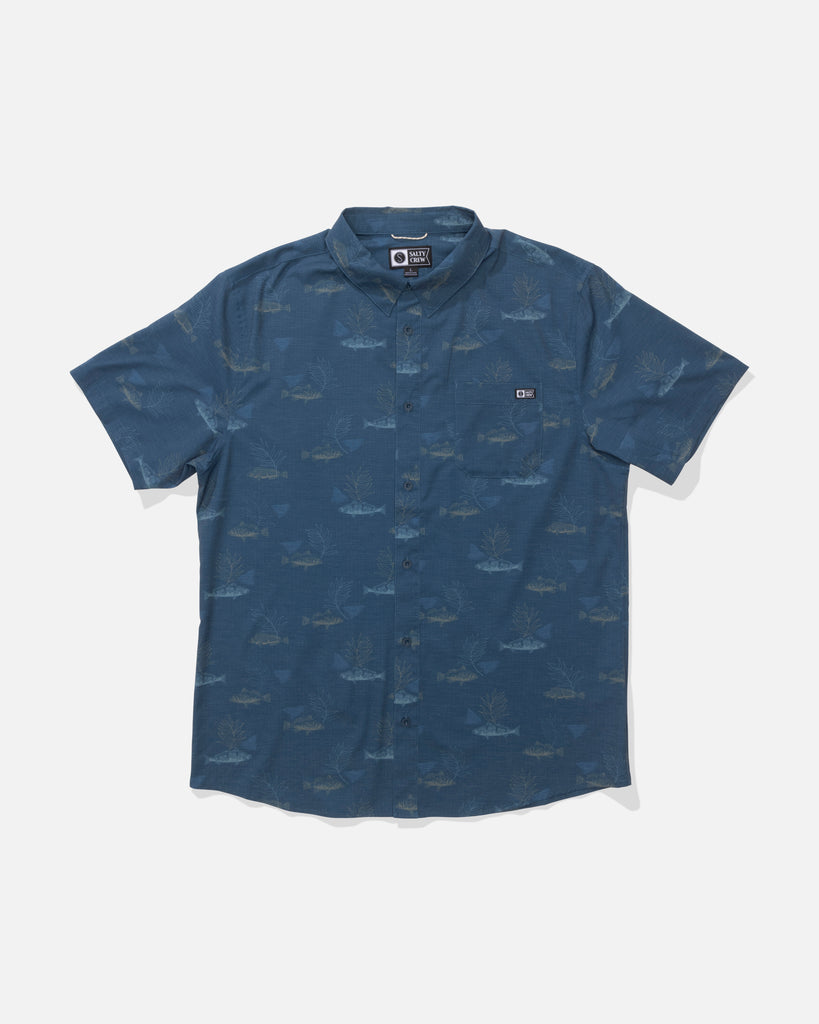 Salty Crew Mens Woven Breezer Perforated
