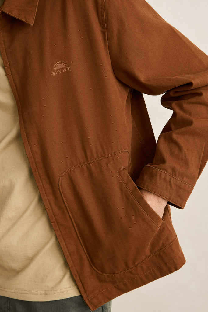 Rhythm Mens Jacket Awake Herringbone