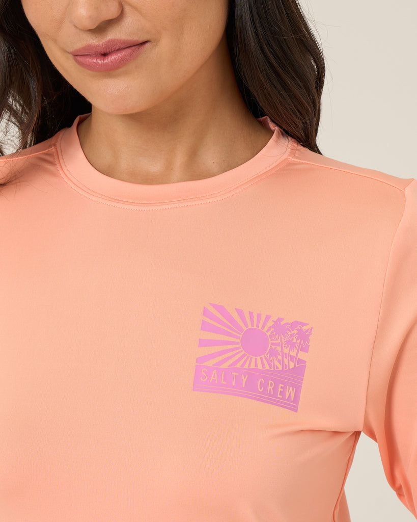 Salty Crew Womens Shirt Rise And Smile Sunshirt