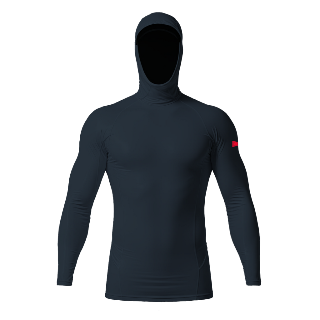 Florence Marine X Mens Rashguard Windshield Long Sleeve Hooded 2.0