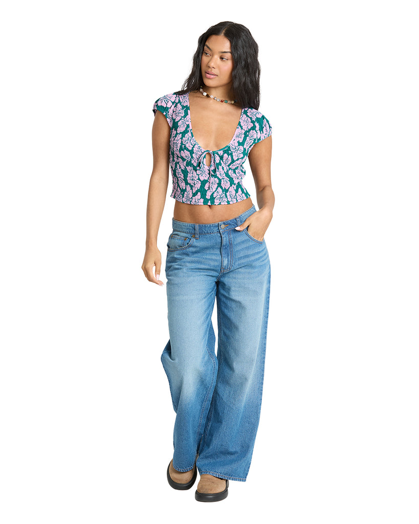 Billabong Womens Shirt Crush On You Woven Top