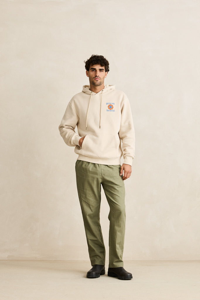 Rhythm Mens Sweatshirt Surf Essentials Fleece Hood