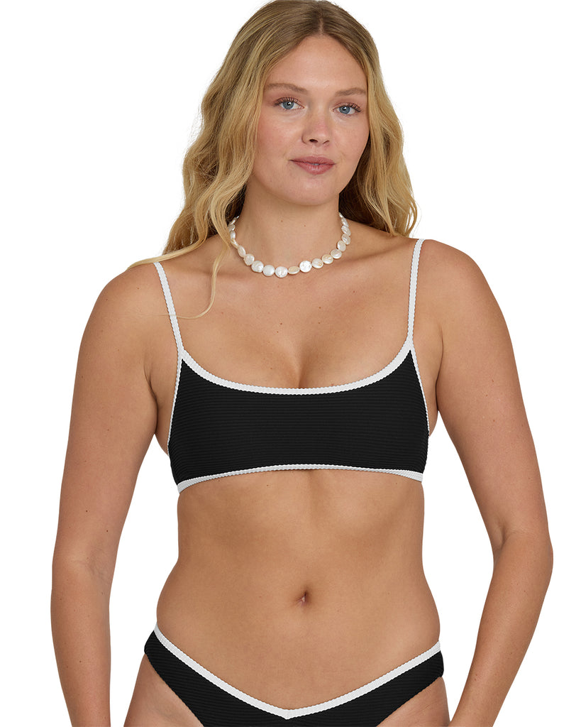 Billabong Womens Bikini Top Tanlines Bound Jaclyn Crop