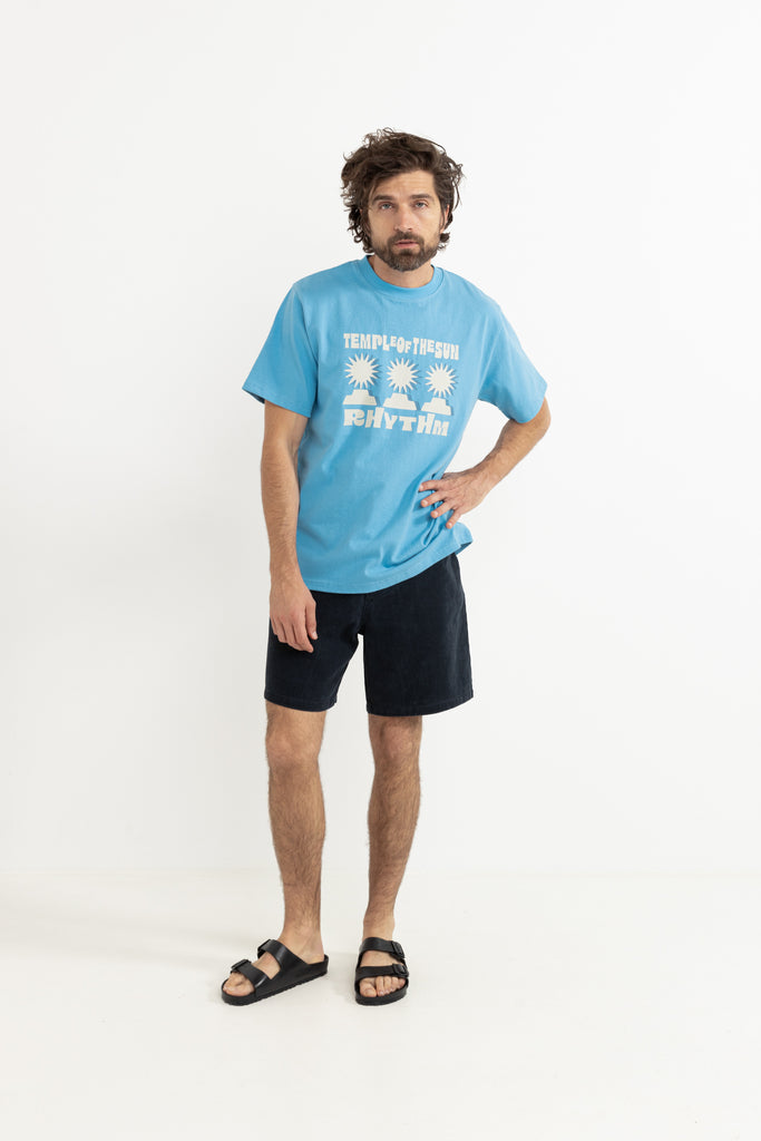 Rhythm Mens Shorts Chile Denim