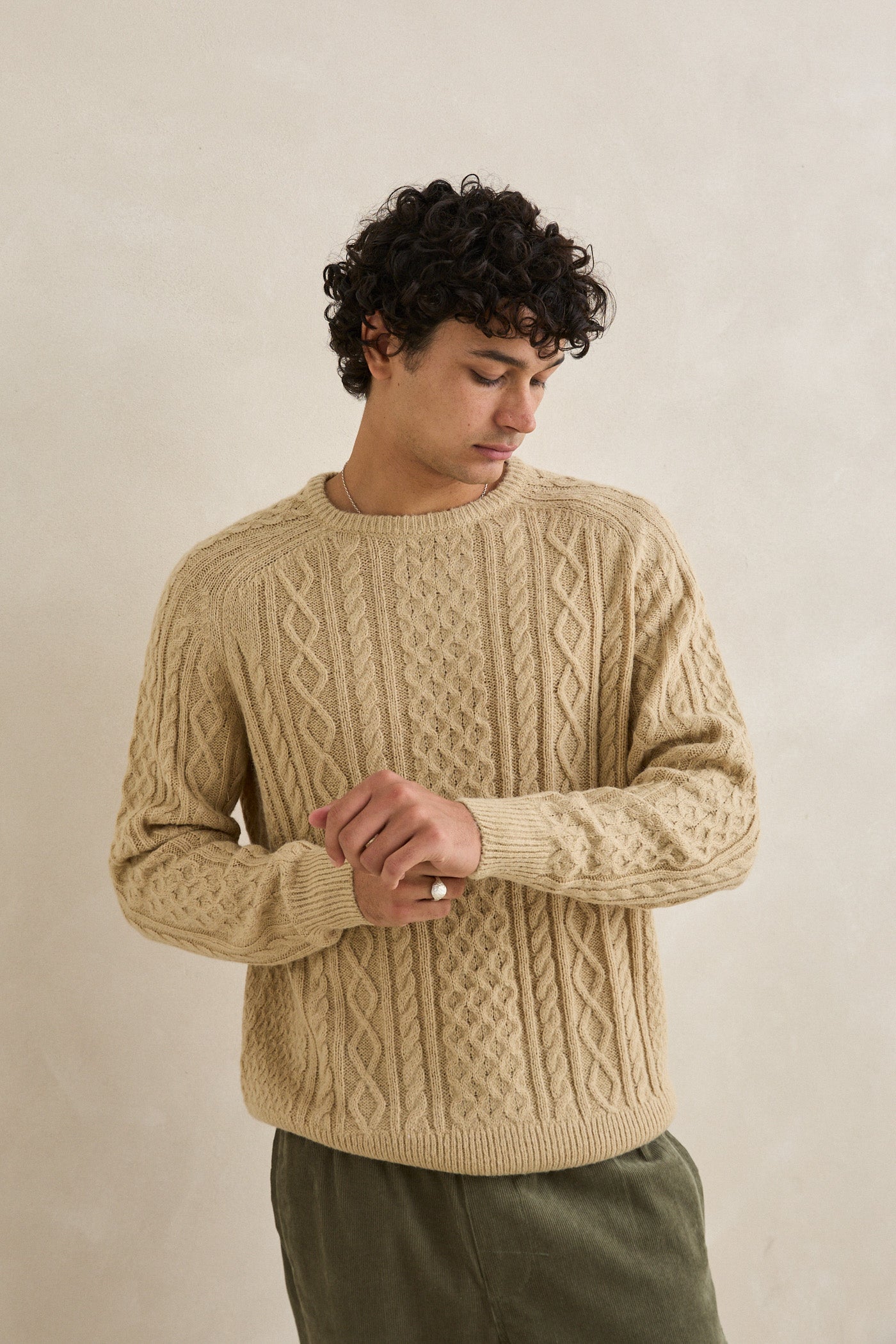 Rhythm Mens Sweater Mohair Fishermans Knit – Hansen Surfboards