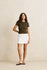 Rhythm Womens Shirt Everyday Rib Tee