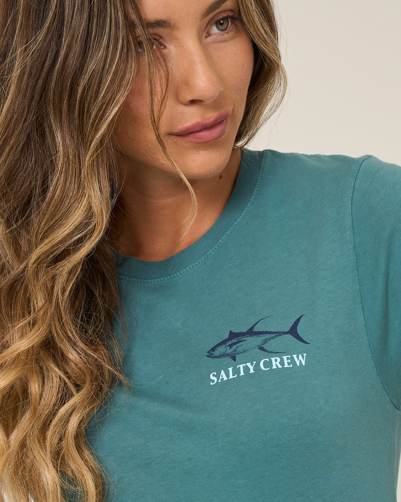 Salty Crew Womens Shirt Overlay Modern Tee