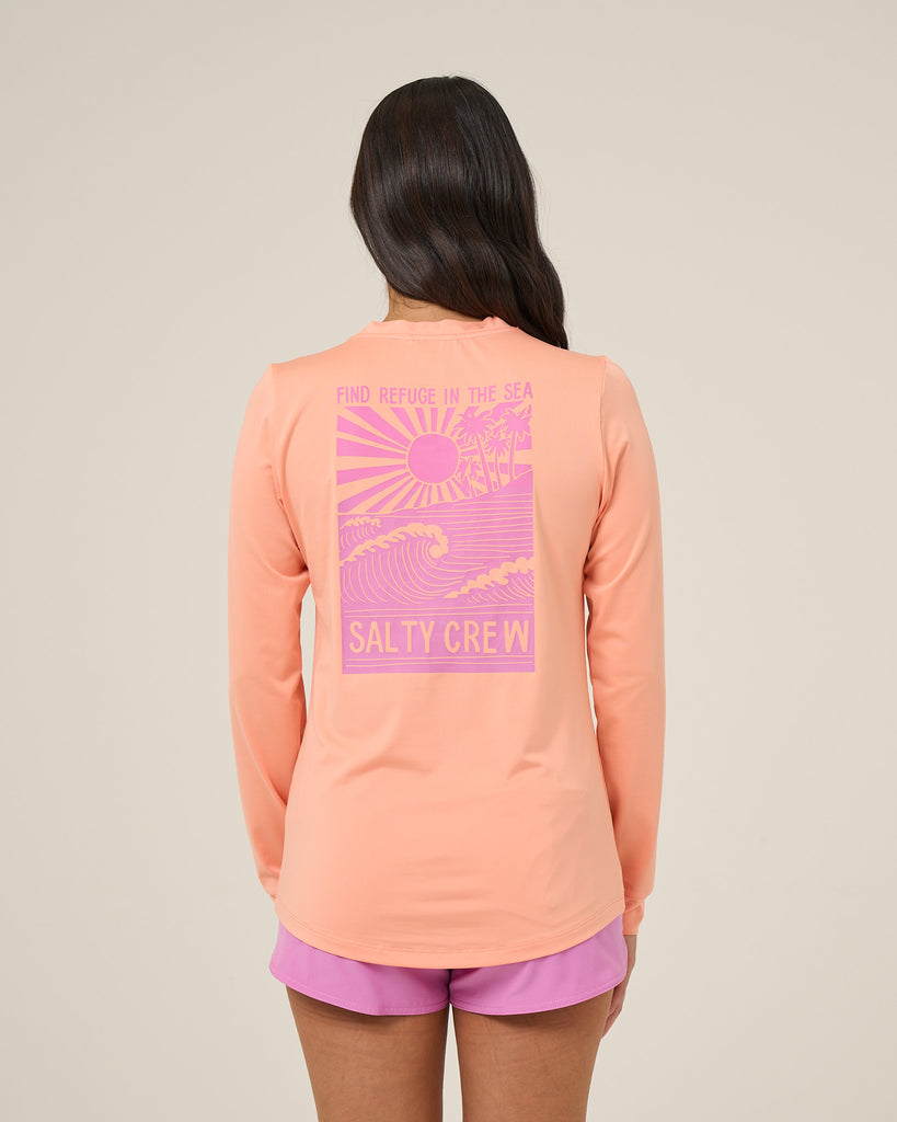 Salty Crew Womens Shirt Rise And Smile Sunshirt
