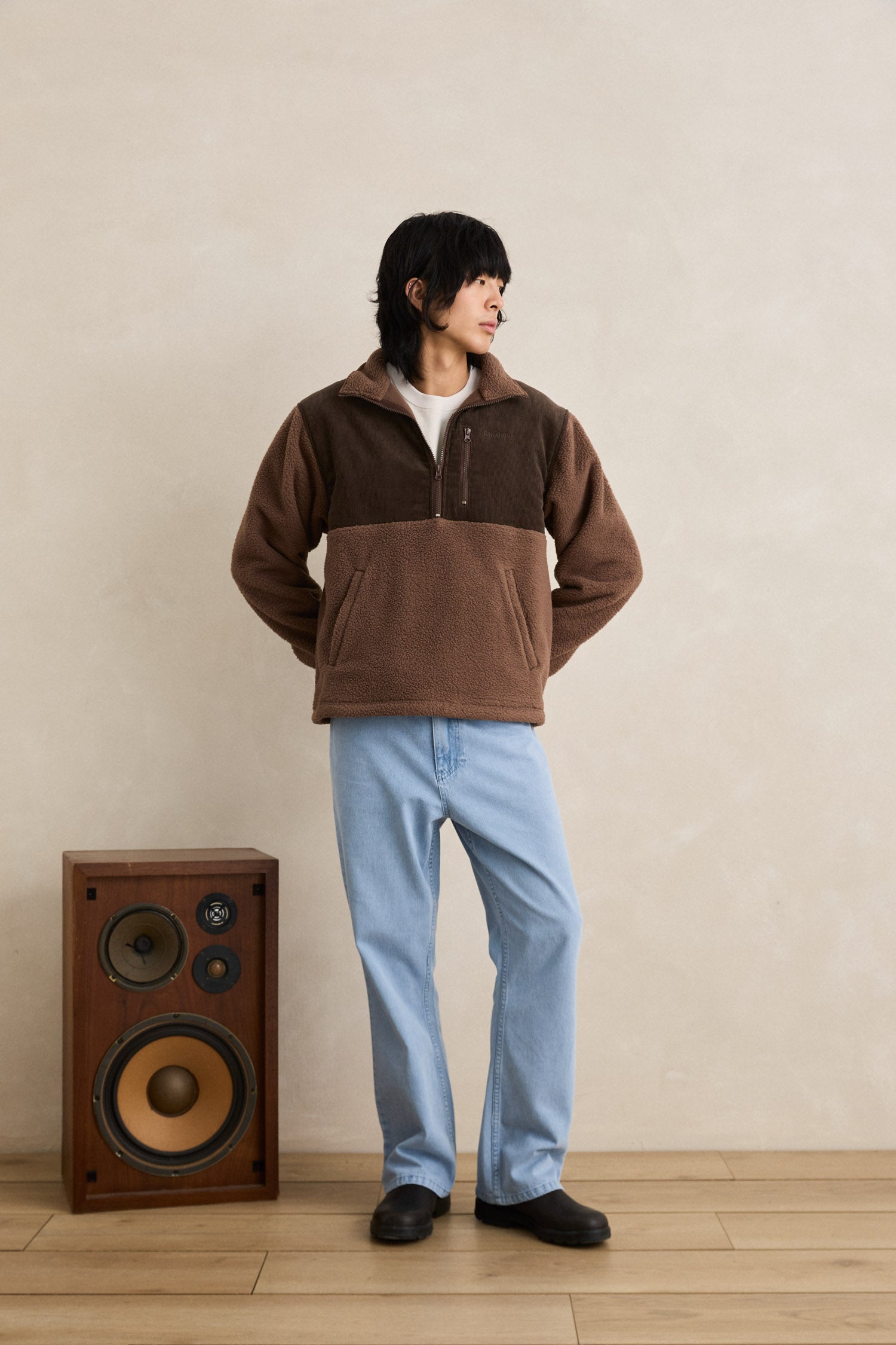 Rhythm Mens Sweatshirt Stables Half Zip – Hansen Surfboards