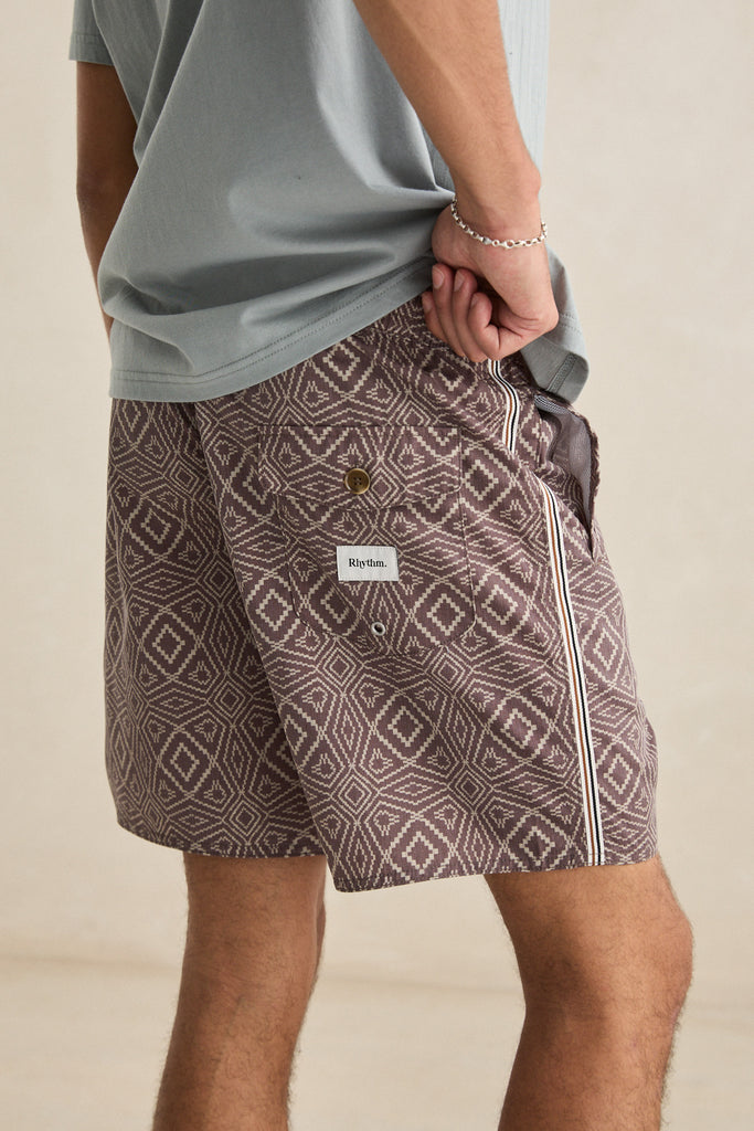 Rhythm Mens Shorts Mosaic Heritage Beach Short