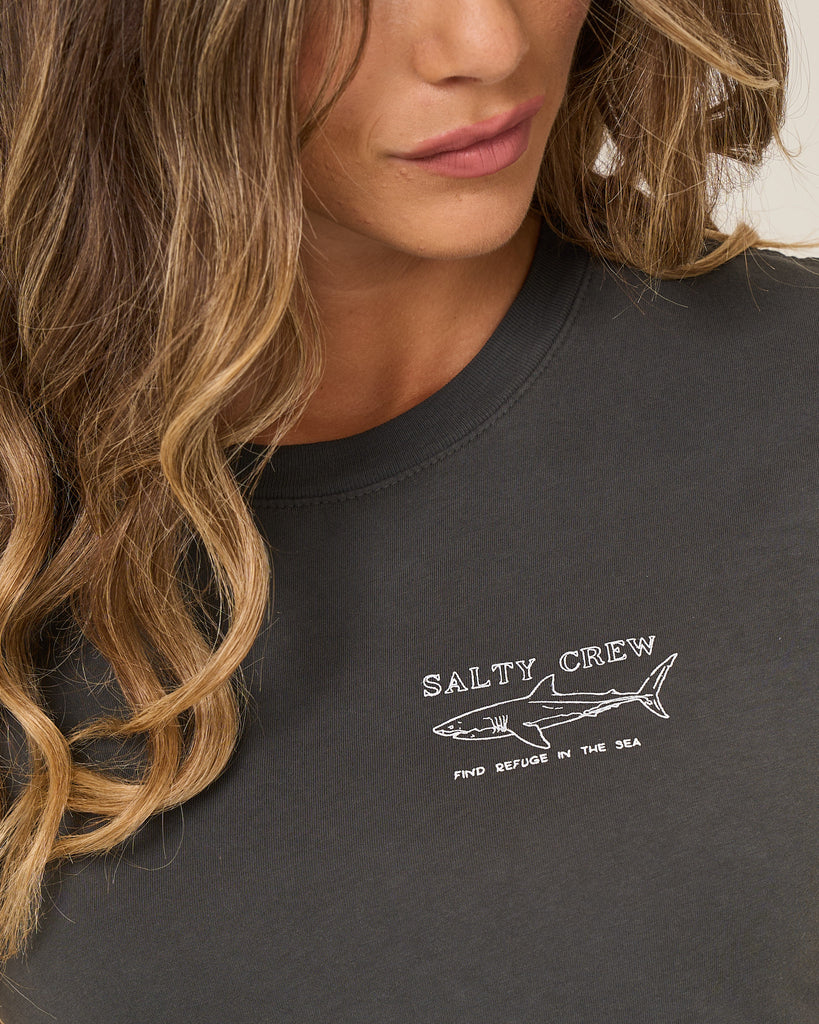 Salty Crew Womens Shirt Shark Anatomy Modern Tee