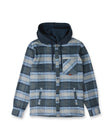 Quiksilver Mens Shirt Saltwater Hooded Flannel