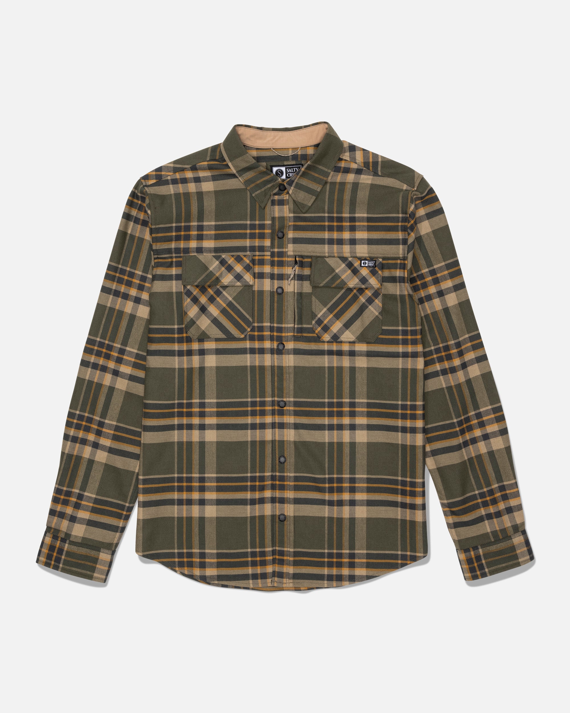 Salty Crew Mens Shirt Fathom Tech Flannel