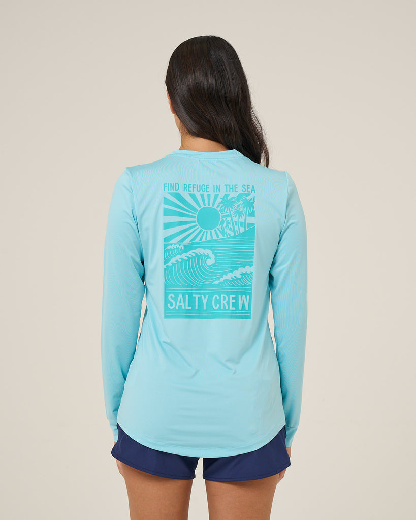 Salty Crew Womens Shirt Rise And Smile Sunshirt
