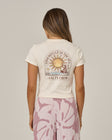 Salty Crew Womens Shirt Celestial Sun Baby Tee