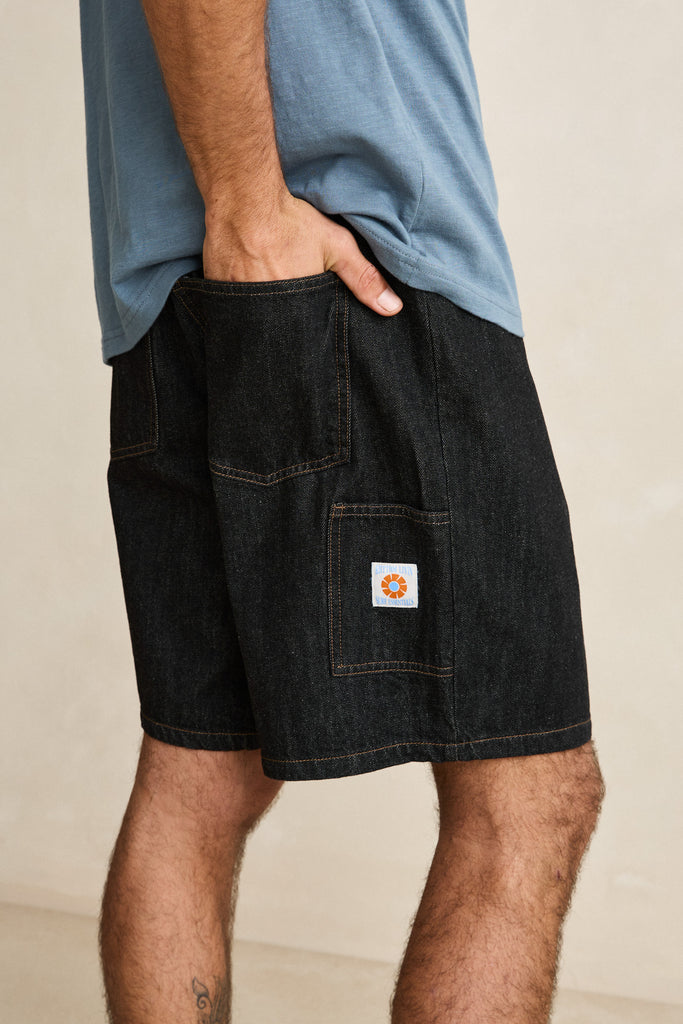 Rhythm Mens Shorts Toby Denim